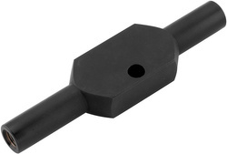 Trójnik 2x -03F +otw. mont. D czarny