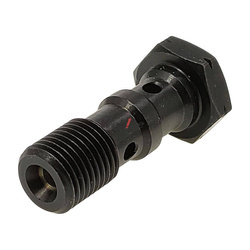 Śruba banjo M10x1 D podwójna czarna