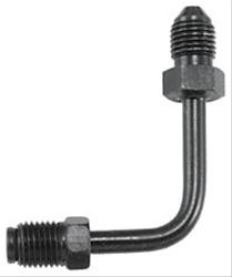 Adapter -03-03SW wklęsły 90° krótki czarny